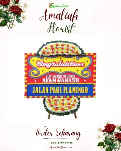 Bunga Papan Congratulation di Setianagara